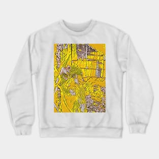 A monkey from the North Borneo Sabah Crewneck Sweatshirt